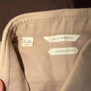 Suitsupply Light Tan Dress Shirt